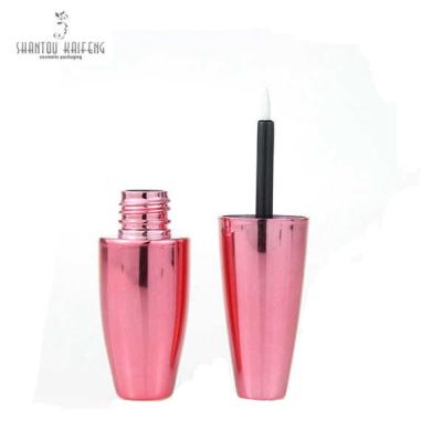 China Recyclable Custom Made Plastic Eyeliner Cosmetics Mascara Packaging Glossy Plating Tube Container for sale