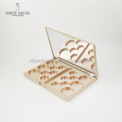 China Custom Luxury Eco - Friendly Gold Eyeshadow Palette With Mirror 16 Color EP004 for sale