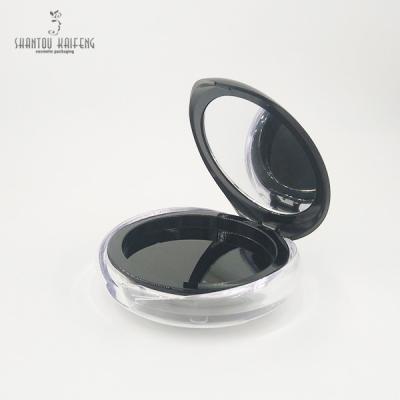 China New Wholesale Plastic Clear Oval Compact Powder Crate Container Eco - Friendly With Mirror for sale