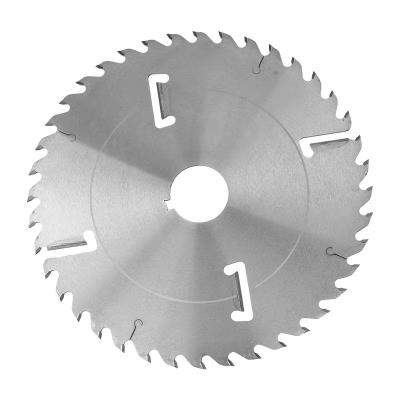 China Woodworking Cutting High Quality Industrial Grade Cutting CTT Wood Circular Saw Blade With Rakers For Wet Wood for sale