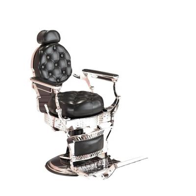 China EUROPEAN Yuankai Vintage Barber Chair For Barber Shop Equipment Barber Chair Hot Selling Barber Chair Metal Iron Hydraulic Salon Furniture for sale