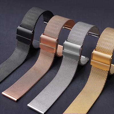 China Stainless Steel For DW Watch Steel Band Mesh DW Strap Ultrathin Universal Watch Bands Milanese Metal Stainless Steel 10 12 14 17 19 20 21 22 Mm for sale