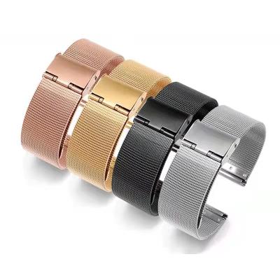 China Fashion Luxury Quick Release Popular Milanese Steel Watch Band\Dress For DW Strap 12 14 16 18 20 22 Mm Universal Cheap Metal Watch Band Strap for sale