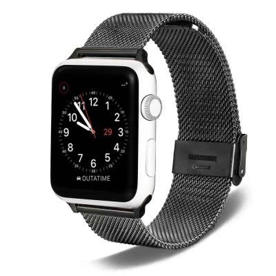 China Stainless Steel For Apple Watch Band Strap 38/40 Series 42/44 Mm Band Stainless Steel Strap Band iwatch Metal Strap Band Milanes 1 2 3 4 5 6 for sale