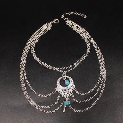 China Fashion Vintage Anklet Foot Chain Summer Anklet Beach Barefoot Foot Jewelry Bracelets Bridal Bracelets Bangles for sale