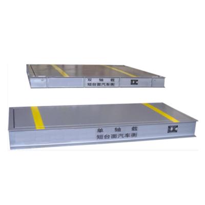 China Mobile Weighbridge Fixed Shaft Scale High Quality Durable Steel Material for sale