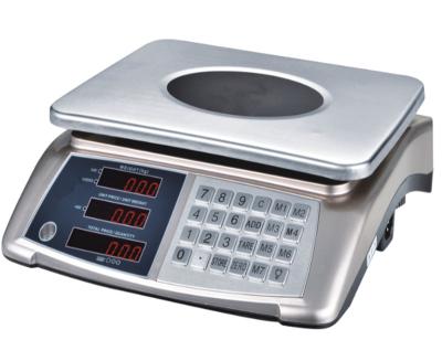 China A-5025-6 Good Quality Digital Price Computing Scale Weighing 15kg 30kg for sale