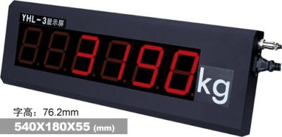 China YHL outdoor 3inch weighing indicator led large screen for sale