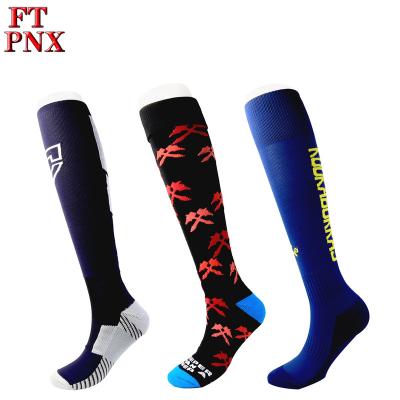 China New Design Soccer Socks Antibacterial Comfortable Custom Logo Soft Mens Soccer Socks for sale