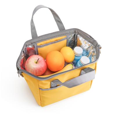 China EF-2021059 Classic Universal Food Insulated Cooler Bag For Picnic School Party Fruit Snack Lunch Ice Bag Cool Box for sale