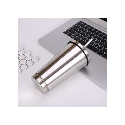 China Durable High Quality Attractive Wholesale Stainless Steel Cheap Mugs With Straw for sale