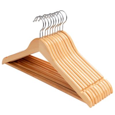 China Good quality modern style solid contemporary hot sale luxury custom made wooden hangers for sale