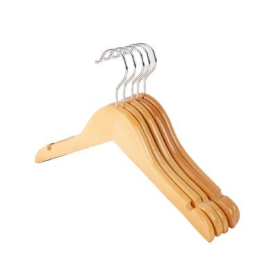 China Contemporary Hot Selling Premium Solid Non Slip Custom Cheap Wooden Hanger From China for sale