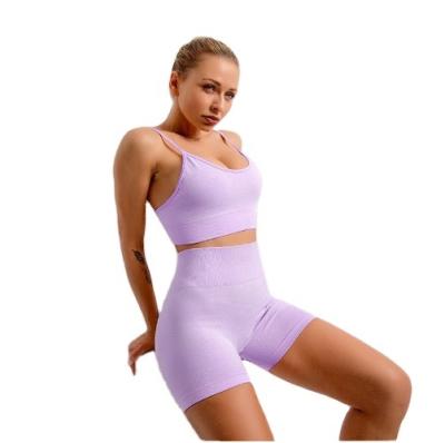 China Breathable Yoga Shorts Sets Fitness Women Fitness Long Sleeve Suit Yoga Sets for sale