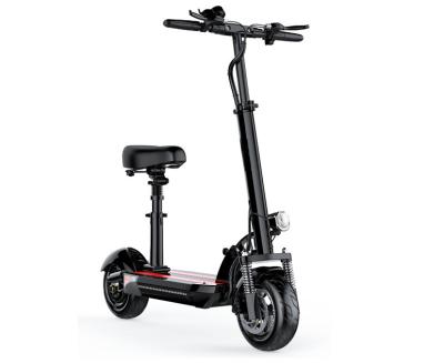 China Unisex Electric Scooter 10 Inch Tire Motor 500w 2 Wheel Kick Folding Foldable Adults 18.2AH Resistance Is 80 Kilometers for sale