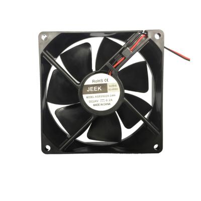 China High Low Noise Plastic Hotels JEEK 9225 Air Flow DC 24v Axial Flow 92mm DC Cooling Brushless Fan for sale