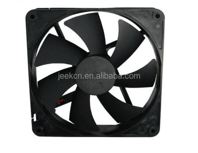 China JEEK Good Quality 14cm RPM 140*140*25mm DC 12v Computer Heatsink Fan Brushless High Ventilation 140mm for sale