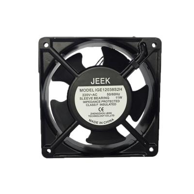 China Industrial Equipment 120x120x38 120mm Brushless Axial AC Fan 120V 220V High CFM Fan for sale