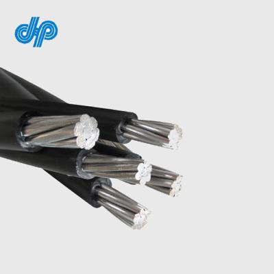 China Aerial cable preassembled in aluminum 3x50 + 1x50 + 1x25mm2 Aislacion de XLPE for sale