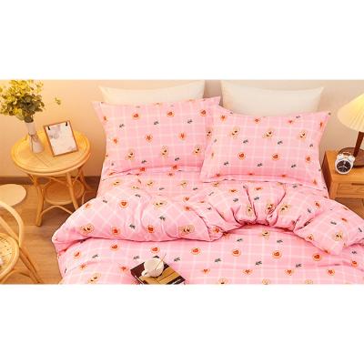 China Nondisposable Bedding Set Girls Gingerbread Man Cartoon Bedding Set King Size Luxury for sale