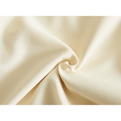 China Antistatic Solid Color Bedding Soft Yarn Dyed Polyester Polyester Cloth Woven Fabric Fabric for sale