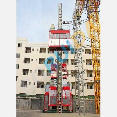 China OEM Single or Double Cage CH2000 Rack And Pinion Hoists Construction Material Lift Equipment for sale