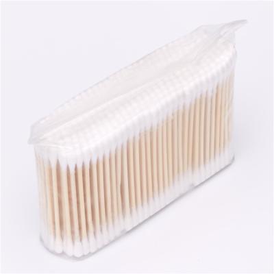 China 200pcs Suction Factory Wholesale 100% Daily Pure Cotton Hotel Pack Cotton Bud for sale