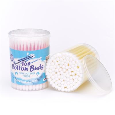 China Ear Cleaning 100pcs Alcohol Disposable Cleanroom Industrial Cotton Swab For Lab for sale