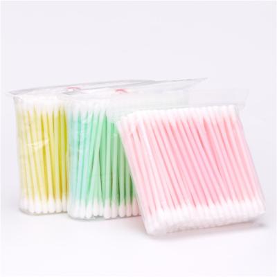 China 100pcs Disposable Alcohol Stick Personal Care Cotton Cleaning Bamboo Buds Wholesale for sale