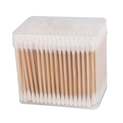 China Cleaning 200pcs double ended cosmetics cotton buds 50sticks/bag makeup tools earbuds cotton swabs ear wax remover for sale