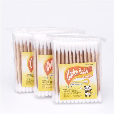 China 48pcs Yiwu factory best price disposable biodegradable bamboo cleaning stick cotton buds for sale