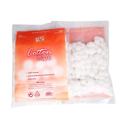 China Remove Facial Protection Cosmetic Wholesale 200pcs Cotton Makeup Cotton Balls for sale