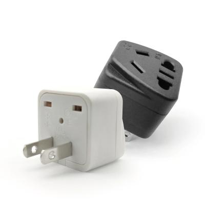 China Alloy (PC+ABS) Europe To USA 2 Pin Rotary Pin Multifunction Travel Plug Adapter for sale