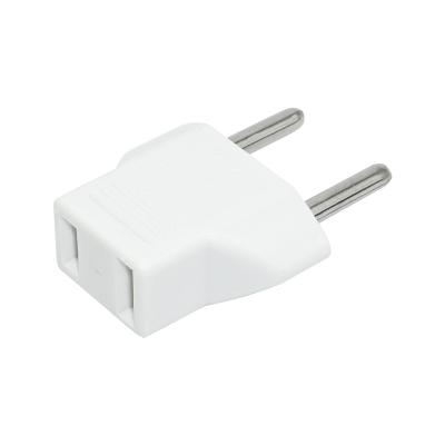 China ABS EU to US Plug Adapter Round Hole European Standard Conversion Plug for sale