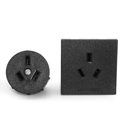 China Best Selling Nylon PC Nylon Industrial Type Australian China Wiring Plug Socket Power Sockets Cassette Adapter for sale