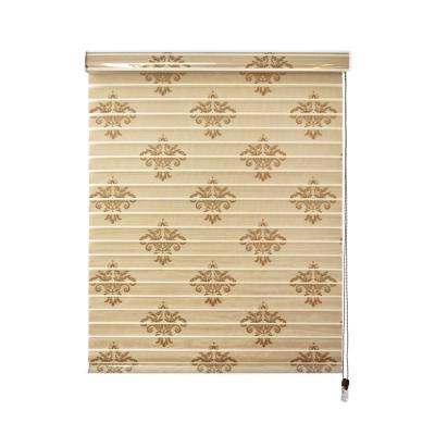 China Manual Standard Custom Elegant Roller Blinds Design Zebra Roller Blinds for sale