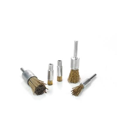 China Wear-resisting Support Customization Pipe Cleaning Wear-Resisting Copper Wire End Brush for sale