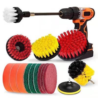 China Home ODM Factory direct sales electric  brush 16 pieces electric drill  brush head set cleaning brush wall descaling for sale