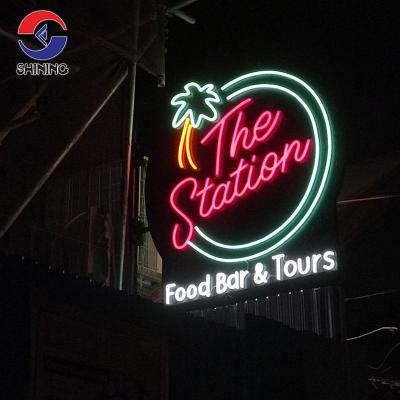 China Rich Colors SHINING 6mm Silicone Flex Neon Blue Red Yellow Green White Colored Led Neon Light For Decoration Indoor Advertising Signs for sale