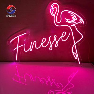 China SHINING Buildings Letter Light Flex Neon Sign Neon Light Led Light Signage Led Sign Custom Table Letters for sale