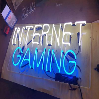 China High Brightness SHINING Old School Glass Neon Sign Sign Board 3D Electronic Signage Outdoor for sale