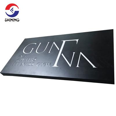 China Buildings Shining Painted Backlit Outdoor Metal Light Box Sign Channel Letter 3D Electronic Light Signs for sale