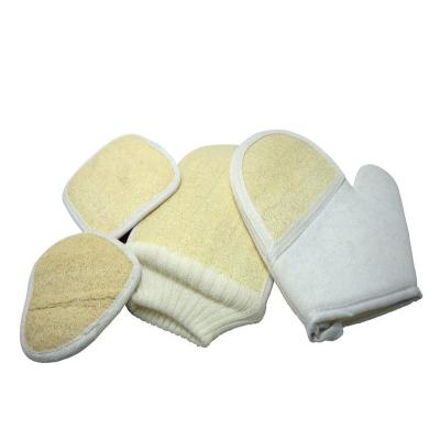 China Hotel Most Popular Natural Loofah Glove Sponge for sale