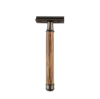 China Eco Friendly Bamboo Twin Blade Razor Set for sale