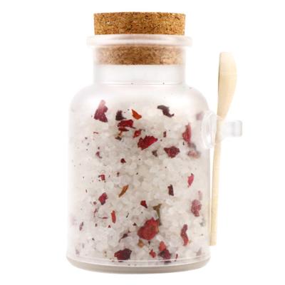 China Eco-Friendly Relaxing Organic Bath Salts Private Label With Flowers Wholesale for sale