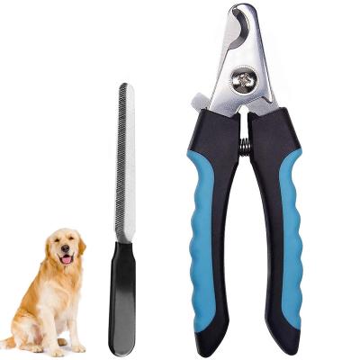 China Sustainable dog nail scissors and trimmers - with quick safety guards. Razor blades and sharp nail files for small. Medium and large breeds for sale