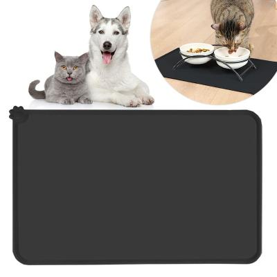 China Viable Hot Wholesale Amazon Pet Feeding Mat for Cats and Dogs, Silicone Feeding Mat for Pet Food, Waterproof and Non-Slip for sale