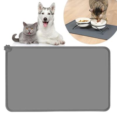 China Viable Hot Wholesale Amazon Pet Feeding Mat for Cats and Dogs, Silicone Feeding Mat for Pet Food, Waterproof and Non-Slip for sale