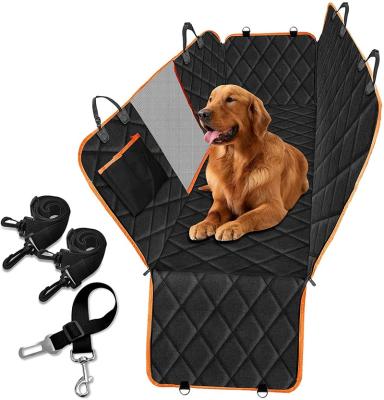 China Waterproof Car Seat Cover Oxford Cloth Dog Car Cover Dog Mat Back Seat Cover Pets Waterproof Car Seat Cover With Mesh Window for sale