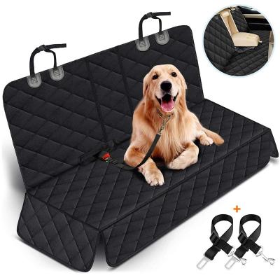 China Oxford Cloth Dog Car Seat Cover Durable Car Seat Cover Dog Mat Back Seat Cover Pets Waterproof Seat Cover With Mesh Window for sale